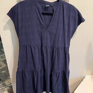 Gap Navy Tiered Mini Dress